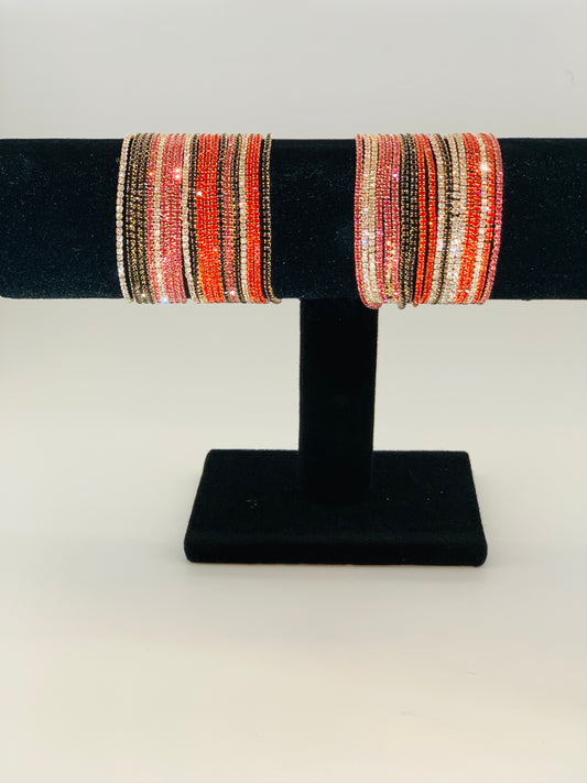 Multicolor Bracelet Stack