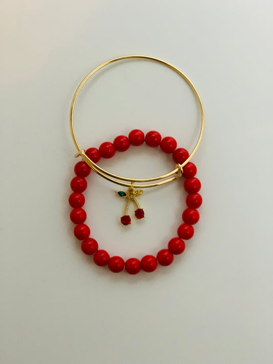 Beaded Bangle Bracelet